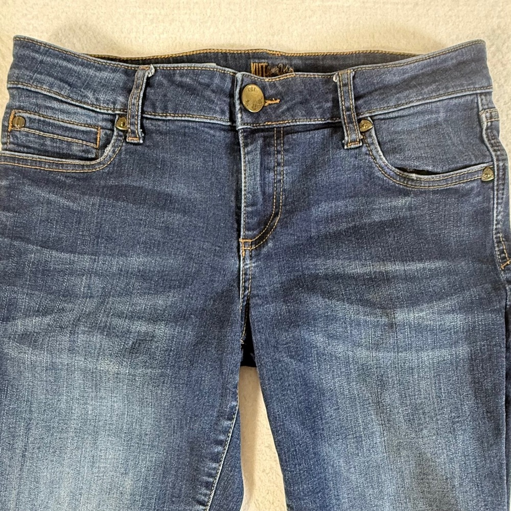 KUT from the Kloth Diana Skinny Jeans Womens 6 Stretch Dark Wash Blue
